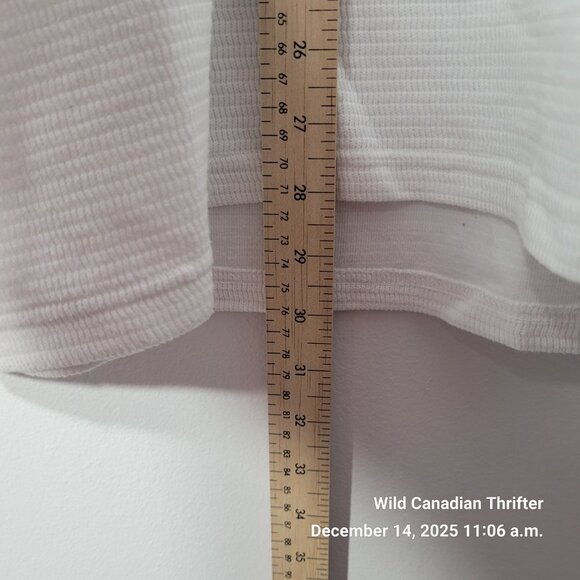 Hollister XL White Textured Ribbed Cotton Blend Classic Fit Short Sleeve Polo - Picture 5 of 7